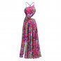 Strappy Sleeveless Floral Midi Dress