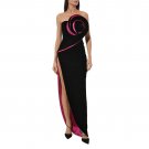 Strapless Sleeveless Flower Maxi Dress