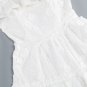 Off Shoulder Sleeveless Pure White Midi Dress