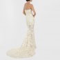 Strapless Sleeveless Gauze Maxi Dress