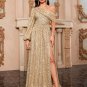 Long Sleeve Sequins Maxi Bodycon Dress