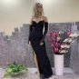 Strapless Long Sleeve Formal Maxi Bodycon Dress