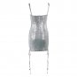 Strappy Sleeveless Sequins Mini Bodycon Dress