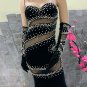 Strapless Sleeveless Hollow Out Maxi Bodycon Dress