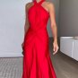 Strappy Sleeveless Braided Edge Maxi Dress