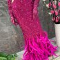 Strapless Sleeveless Decorous Maxi Bodycon Dress