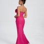Flowers Corset Detail Maxi Mermaid Dress