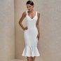Fishtail Over Knee Bandage Dress