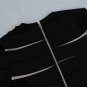 Round Neck Long Sleeve Mesh Mini Bandage Dress