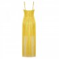 Strappy Sleeveless Tassels Maxi Bandage Dress
