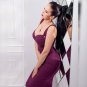 Strappy Sleeveless Striped Over Knee Bandage Dress