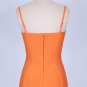 Strappy Sleeveless Striped Over Knee Bandage Dress