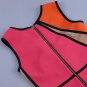 V Neck Sleeveless Mesh Mini Bandage Dress