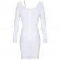 Long Sleeve Sequined Midi Bandage Dress