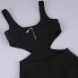 Strappy Sleeveless Hollow Out Mini Bandage Dress