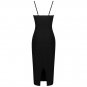 Strappy Sleeveless Lace Midi Bandage Dress