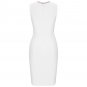 V Neck Sleeveless Mesh Mini Bandage Dress