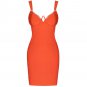 Strappy Sleeveless Wrinkled Mini Bandage Dress