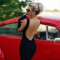 Strappy Sleeveless Backless Midi Bandage Dress