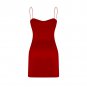 Strappy Sleeveless Plain Mini Bandage Dress
