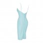Strappy Sleeveless Plain Midi Bandage Dress