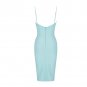 Strappy Sleeveless Plain Midi Bandage Dress