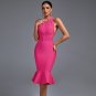 Halter Sleeveless Fishtail Midi Bandage Dress