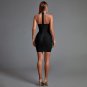 Crystal Embroidered Cutout Mini Bandage Dress