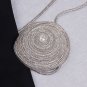 V Neck Long Sleeve Drill Chain Mini Bandage Dress
