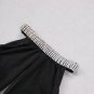 Halter Sleeveless Midi Drill Chain Bandage Dress