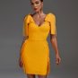 Elegant Strap Mini Bandage Dress