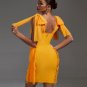 Elegant Strap Mini Bandage Dress