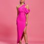One Shoulder Bandage Maxi Dress