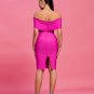 Off Shoulder Backless Bandage Dress