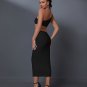 One Shoulder Cutout Midi Bandage Dress