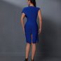 Crewneck Ruffle Draped Bandage Dress