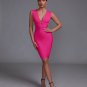 V Neck Hollow Out Bandage Dress