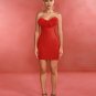 Red Flower Mini Bandage Dress