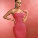 Strapless Rhinestone Embellished Cocktail Dress