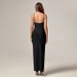 Strappy Open Leg Maxi Bandage Dress