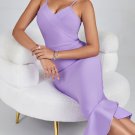 Strappy Fishtail Midi Bandage Dress