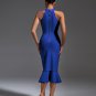 Elegant Ruffle Midi Bandage Dress