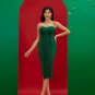Strapless Tassels Midi Bandage Dress