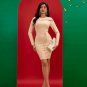 Cut Out Mesh Classic Bandage Dress