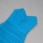 Strapless Sleeveless Wrinkled Midi Bandage Dress
