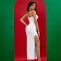 Strapless Drill Chain Midi Bandage Dress