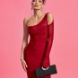 Open Back Mesh Cutout Bandage Dress