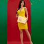 V Neck Bandage Mini Dress
