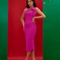 Asymmetric Midi Bandage Dress