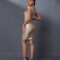 Metallic Bandage Mesh Cocktail Dress